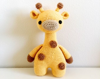 Ginger the Giraffe (Twee Toys Collectible Series) - Amigurumi Crochet Doll Pattern Safari Stuffed Animal Toy Gift Children Baby Nursery