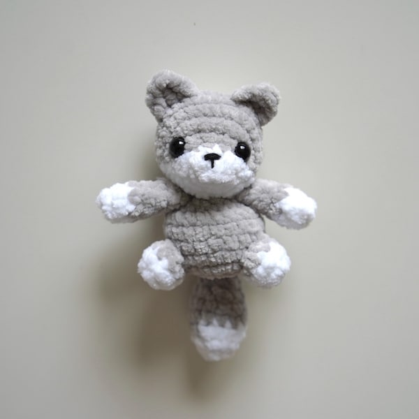 Pocket Wolf & Husky Dog Crochet Pattern · Amigurumi PDF Tutorial Baby Stuffed Animal Keychain Charm Easy Beginner Unisex Boys Girls Kids Toy