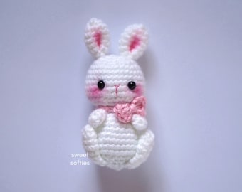 Ellie the Easter Bunny Amigurumi Crochet PDF Pattern · DIY Tutorial Rabbit Yarn Craft · Birthday Holiday Children Kids Boy Girl Unisex Gift