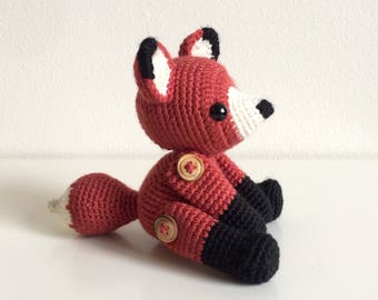 Fletcher the Fox (Twee Toys Collectible Series) - Amigurumi Crochet Doll Pattern Woodland Stuffed Animal Toy Gift Children Baby Nursery