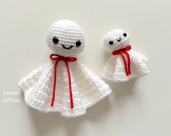 Teru Teru Bozu Crochet Pattern · Amigurumi Ghost Doll Japanese Weather Charm · Free DIY Tutorial Rain Sun Halloween Party Favor