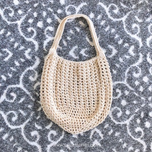 Free Crochet Pattern DIY Tutorial: Mercer Market Bag quick - Etsy