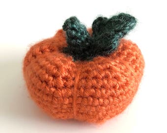 Free Amigurumi Crochet Pattern: Tiny Baby Pumpkin (Softie, Plushie, Stuffed Toy, Decor, Ornament, Halloween Thanksgiving Autumn Fall Rustic)