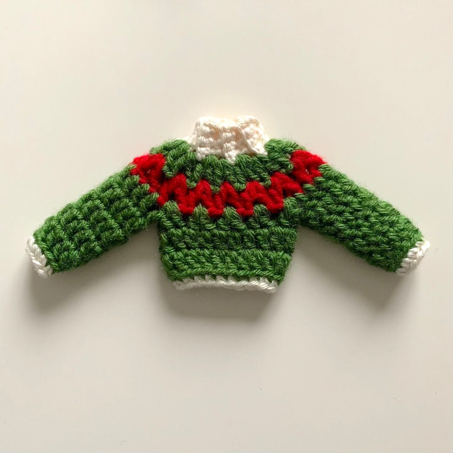 Mini Sweater Ornament Free Amigurumi Crochet Pattern DIY Etsy