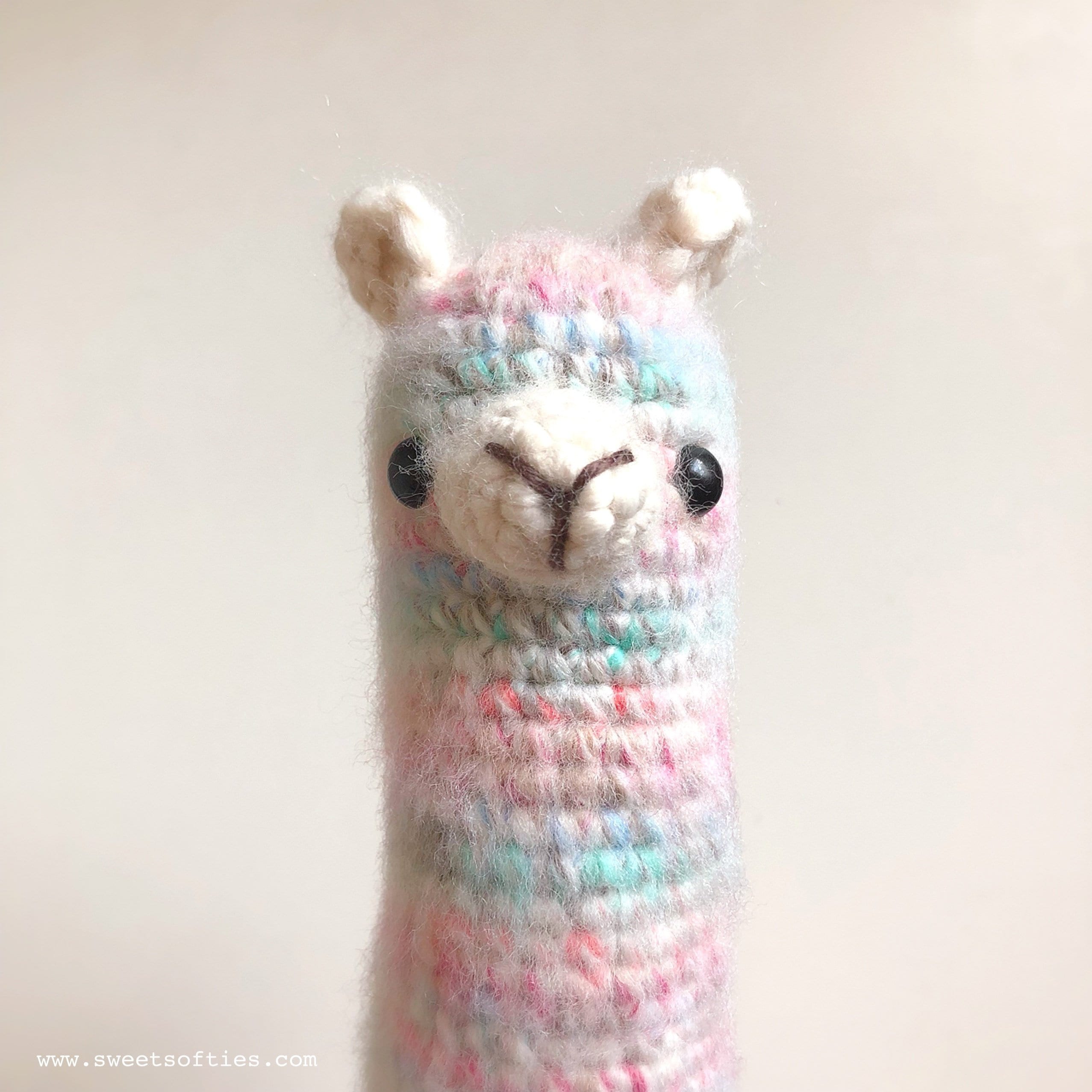 Kawaii Alpaca Amigurumi – Pixeled Peach