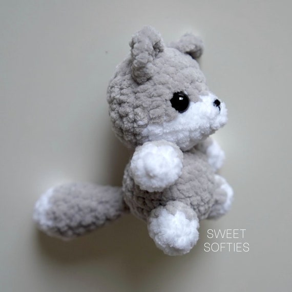 Pocket Wolf & Husky Dog Crochet Pattern · Amigurumi PDF Tutorial