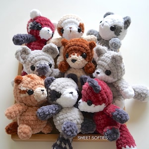 12-pattern Bundle POCKET PLUSH COLLECTION · amigurumi Stuffed Animals ...
