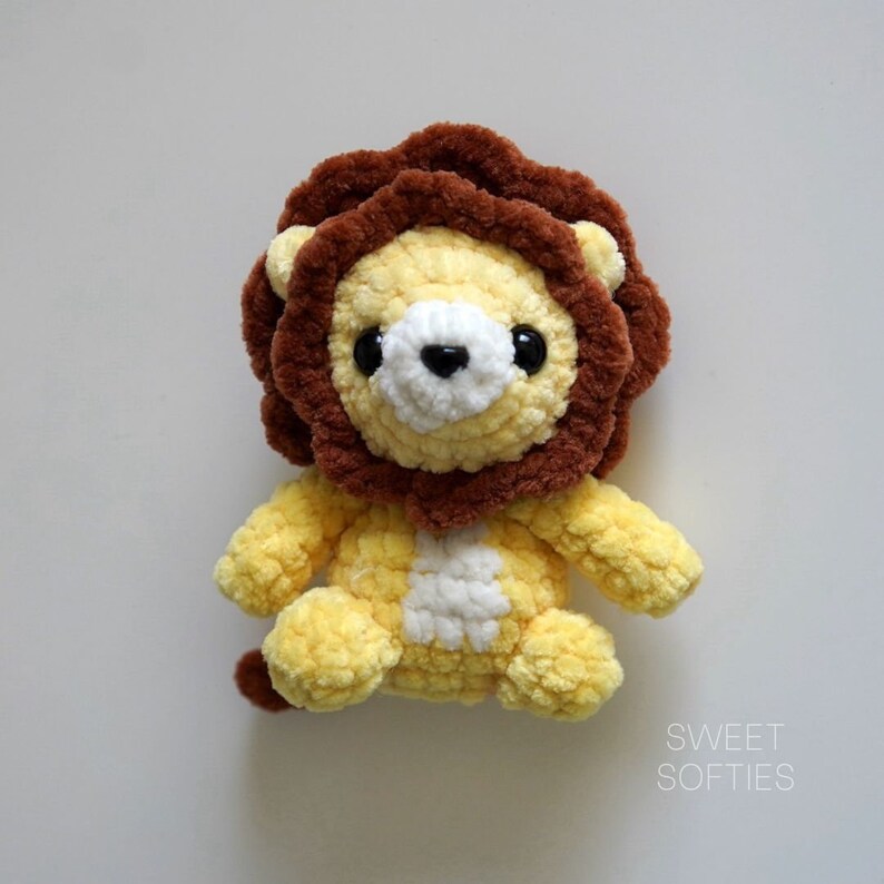 Pocket Lion Crochet Pattern · Amigurumi PDF Tutorial Baby Stuffed ...