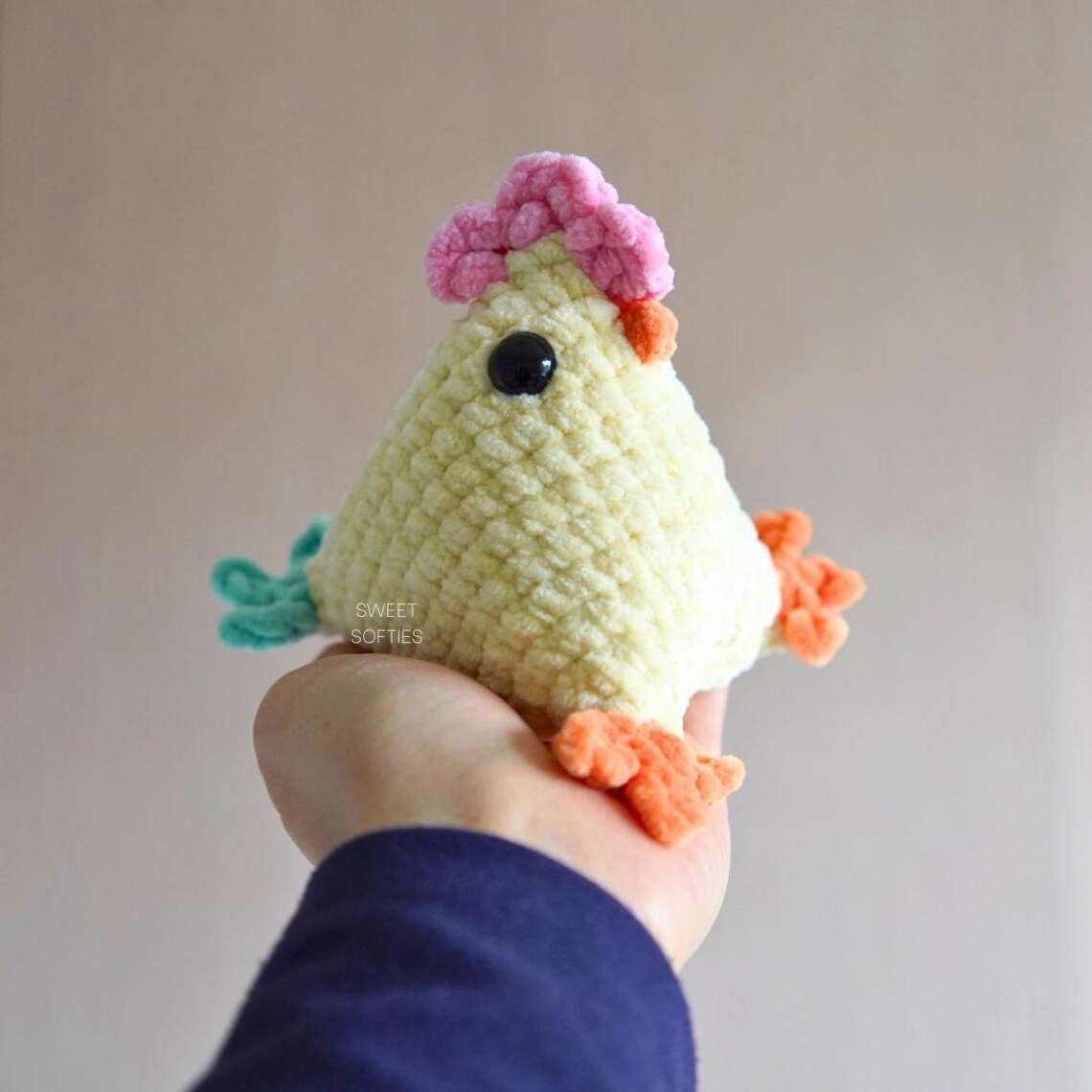 Pyramid Chicken Pattern Pyramid Chicken Crochet Pattern · No-sew