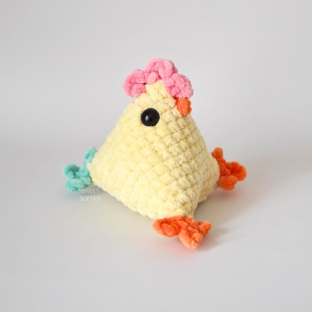 Pyramid Chicken Pattern Pyramid Chicken Crochet Pattern · No-sew