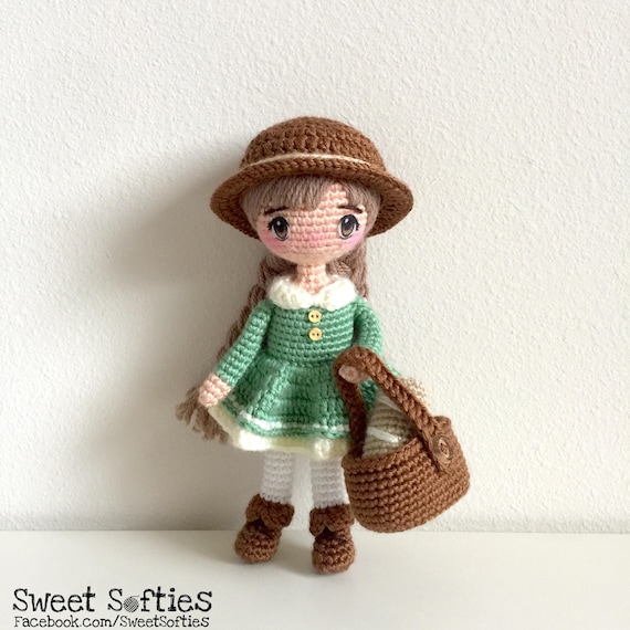 crochet girl doll