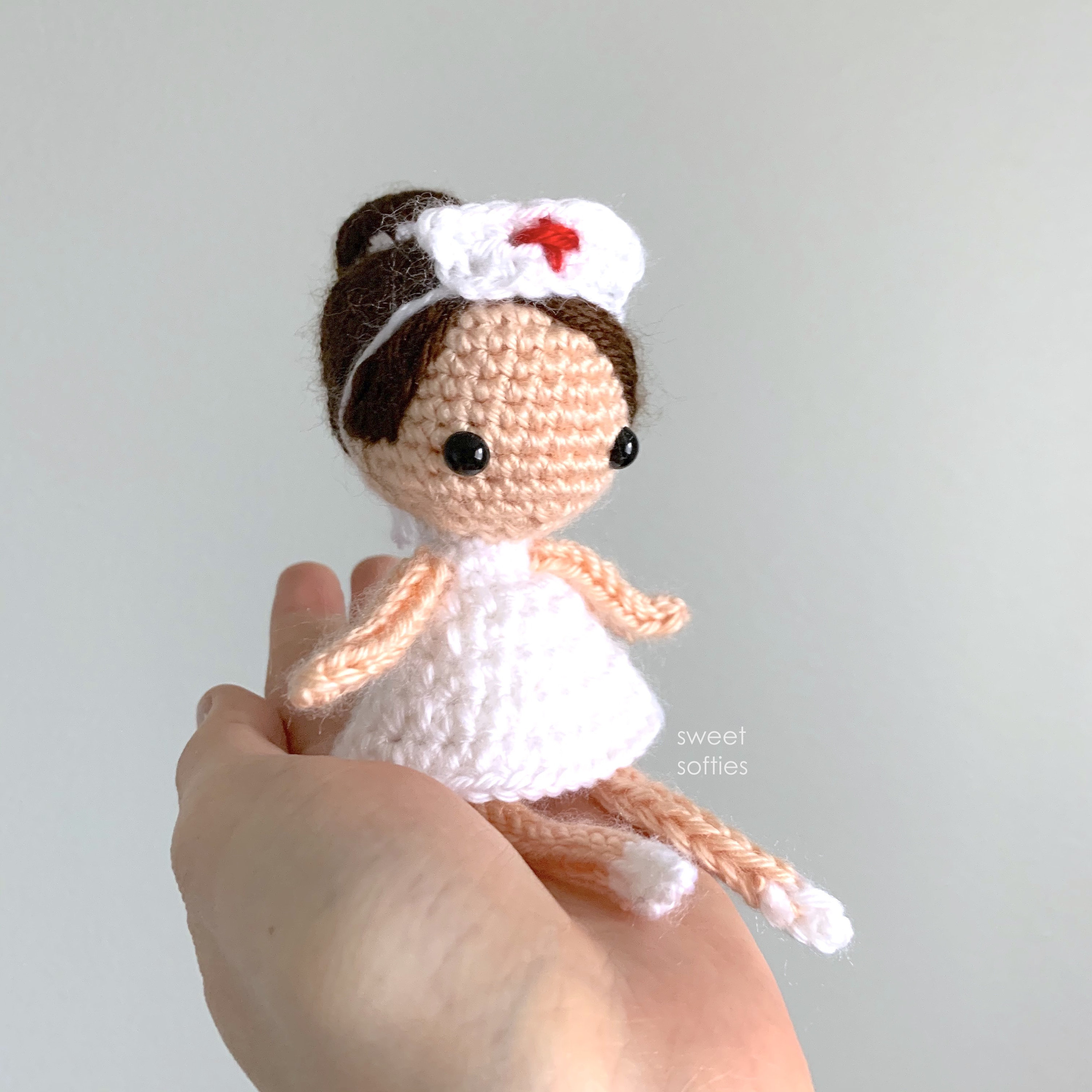 Nurse Pixie Doll Free Amigurumi Crochet Pattern DIY Tutorial Etsy España