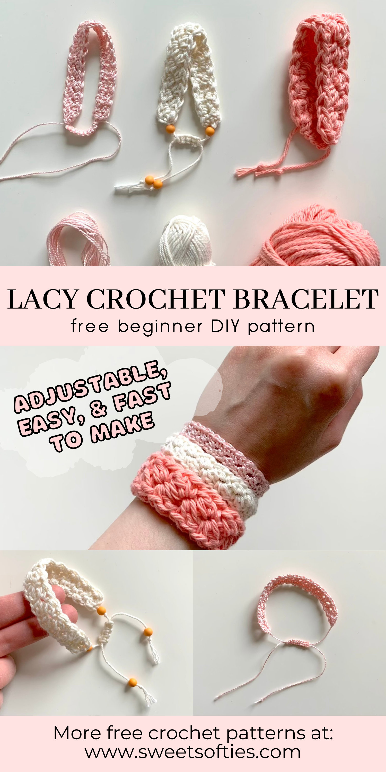 Beaded & Beautiful Crochet Bracelets - Crochet 365 Knit Too