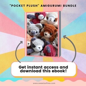 12-pattern Bundle POCKET PLUSH COLLECTION · amigurumi Stuffed Animals ...