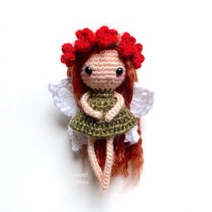 Woodland Leaf Fairy Doll Häkelanleitung kawaii Häkelanleitung Häkelanleitung kawaii Häkelanleitung für Anfänger
