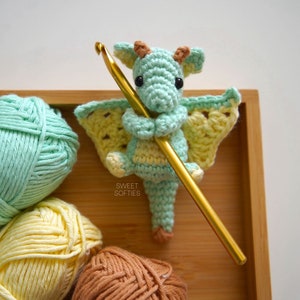 Daiyu the Dragon Crochet PDF PatternAmigurumi Chinese Dragon Pocket Mini Fantasy Mythical Animal Free Crochet Pattern Video Tutorial image 5