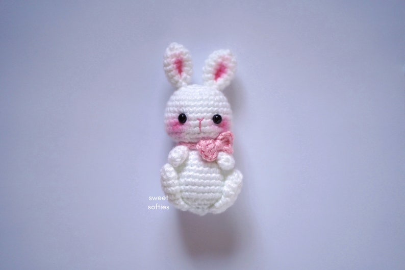 Ellie le lapin de Pâques Amigurumi Crochet PDF Pattern Tutoriel de bricolage Rabbit Yarn Craft Anniversaire Vacances Enfants Garçon Fille Unisexe Cadeau image 1