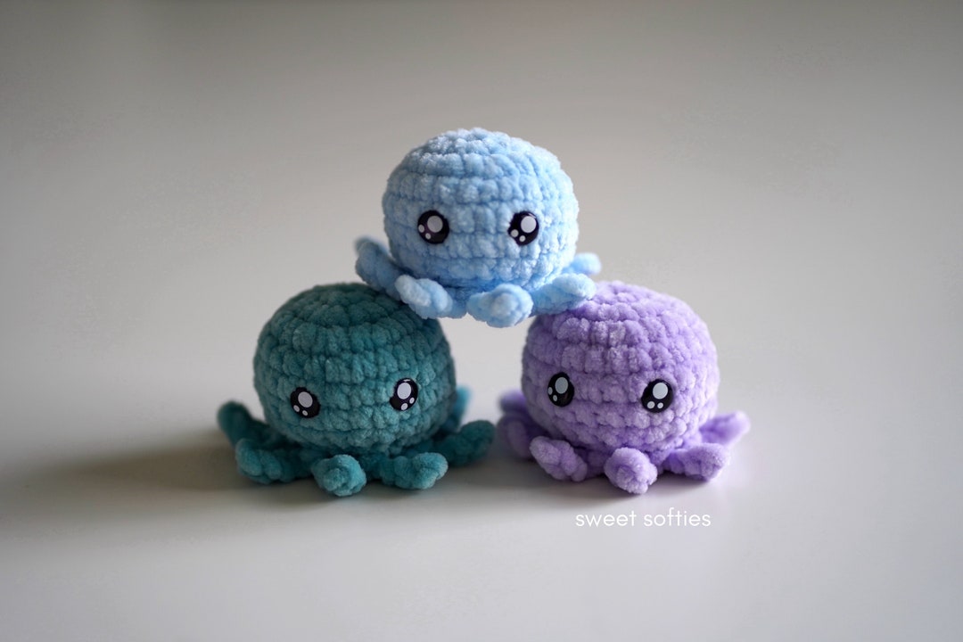 OCTOPUS SQUISH Amigurumi Crochet Pattern Free DIY Video Tutorial Quick