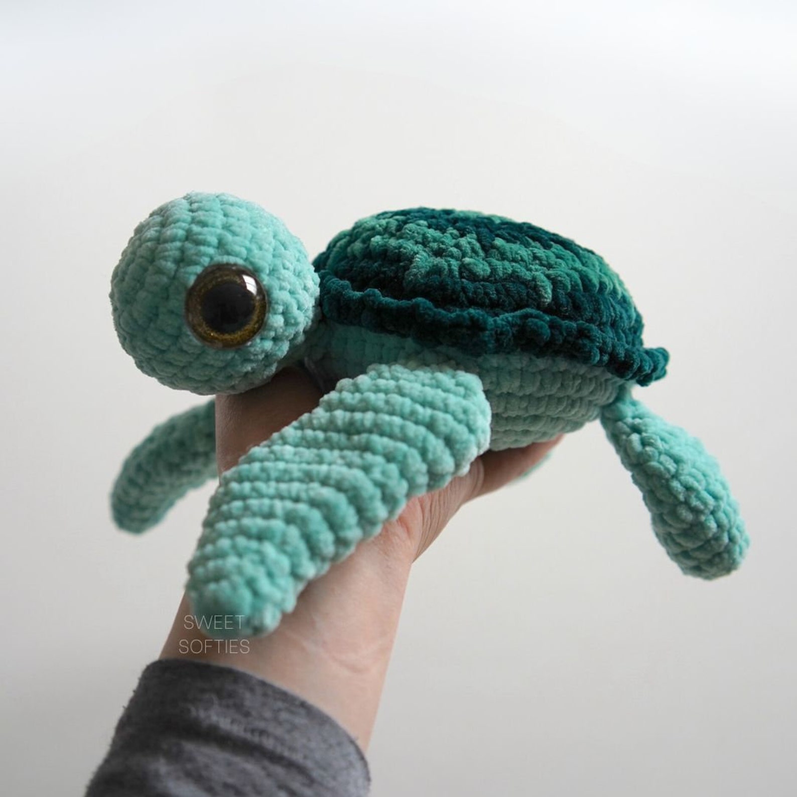 No-sew Sea Turtle Crochet Pattern · Amigurumi Tutorial Low Sew ...
