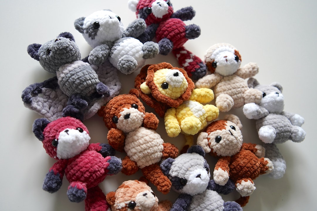 12-pattern Bundle POCKET PLUSH COLLECTION · amigurumi Stuffed Animals ...