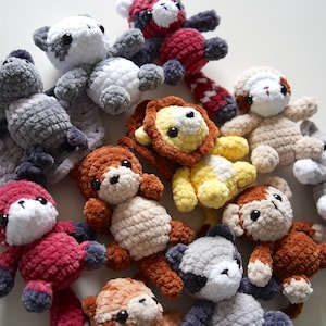12-pattern bundle POCKET PLUSH COLLECTION · Amigurumi Stuffed Animals