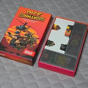 Compatible with Dice Commandos Organizer | Sleeved Cards & Vertical Storage