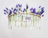 Maria S.C. single test tubes chandelier / lamp / // vase / floral decoration