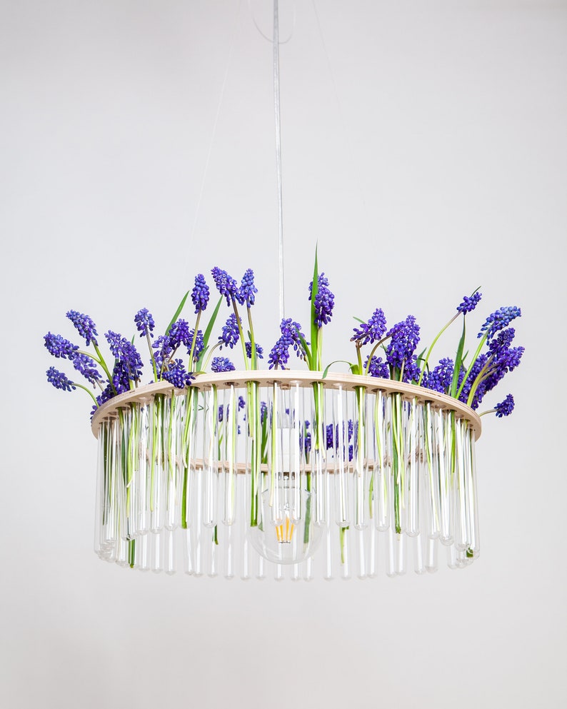 Maria S.C. Single Test Tubes Chandelier / Lamp / // Vase / Etsy