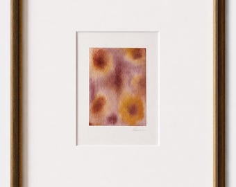 Original Art | Umber I | Small Abstract Watercolour | Frame not included