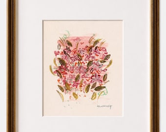 Original Art | Abundance | Small Abstract Watercolour | Frame not included