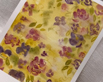 Original Art | Afterglow | Original Watercolour | Frame not included