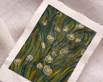 Original Art | Pennywort | Original Watercolour | Frame not included