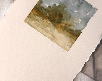Original Art | Reflection I | Small Abstract Watercolour | Frame not included