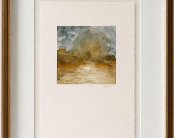 Original Art | Reflection II | Small Abstract Watercolour | Frame not included