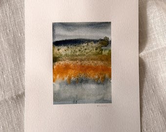 Original Art | Salt II | Small Abstract Watercolour | Frame not included