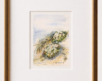 Original Art | In the Fields | Small Abstract Watercolour | Frame not included