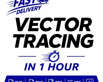 Manual Vector Tracing Service | Logo, Image, Sketch to SVG, AI, EPS (Fast Delivery)