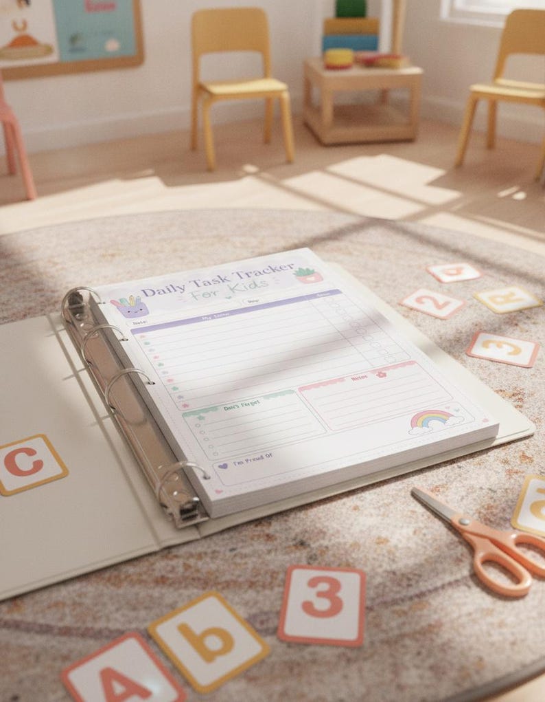 Student Desk Organization Checklist Printable, Daily Task Tracker for ...