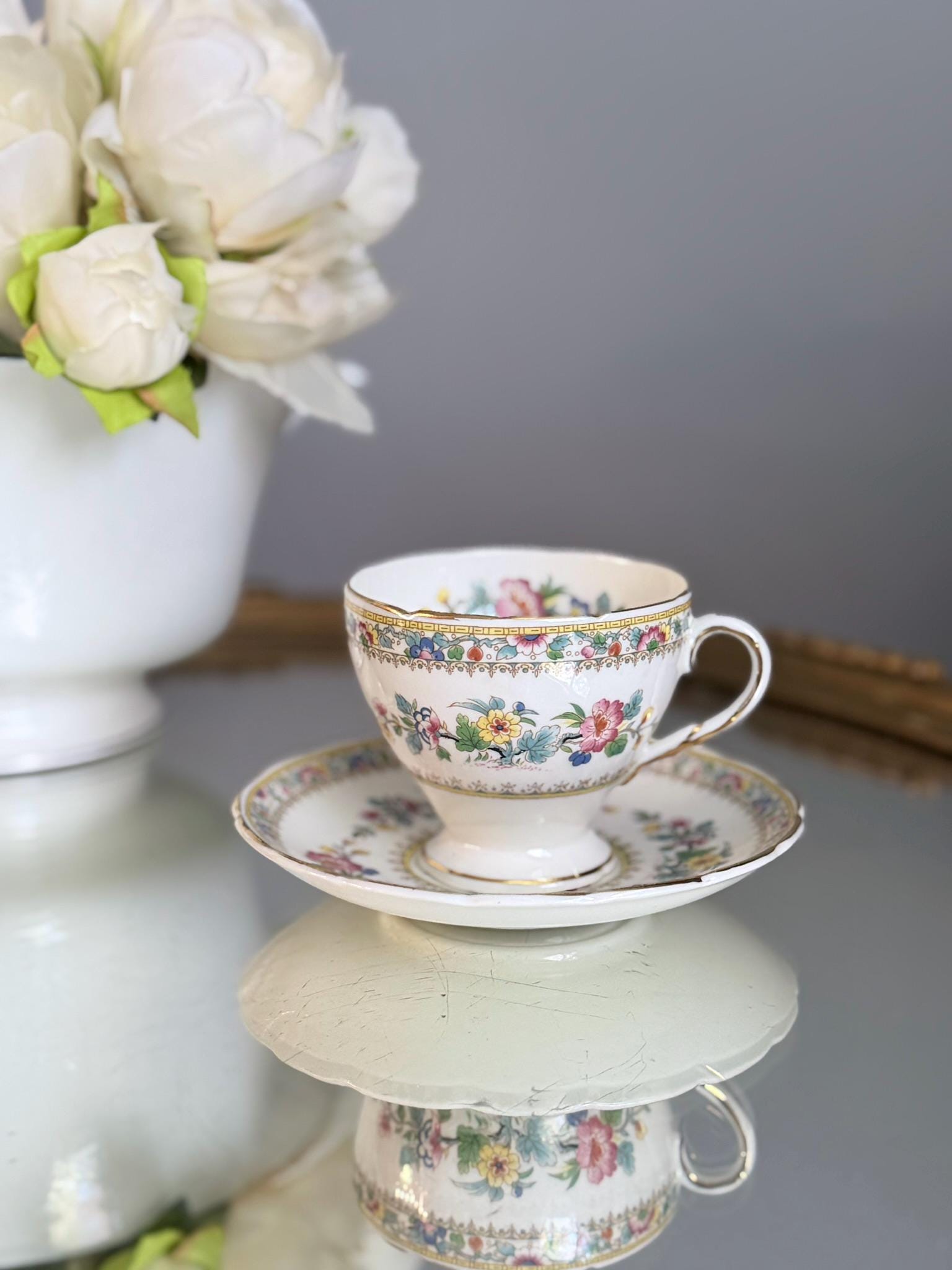 Coalport ming rose completo - Etsy 日本