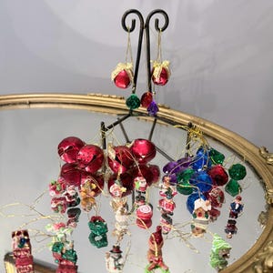 Merry Minis Mini Christmas Ornaments Lot Santas Snowmen Bears Wreaths Tiny Tree Decor