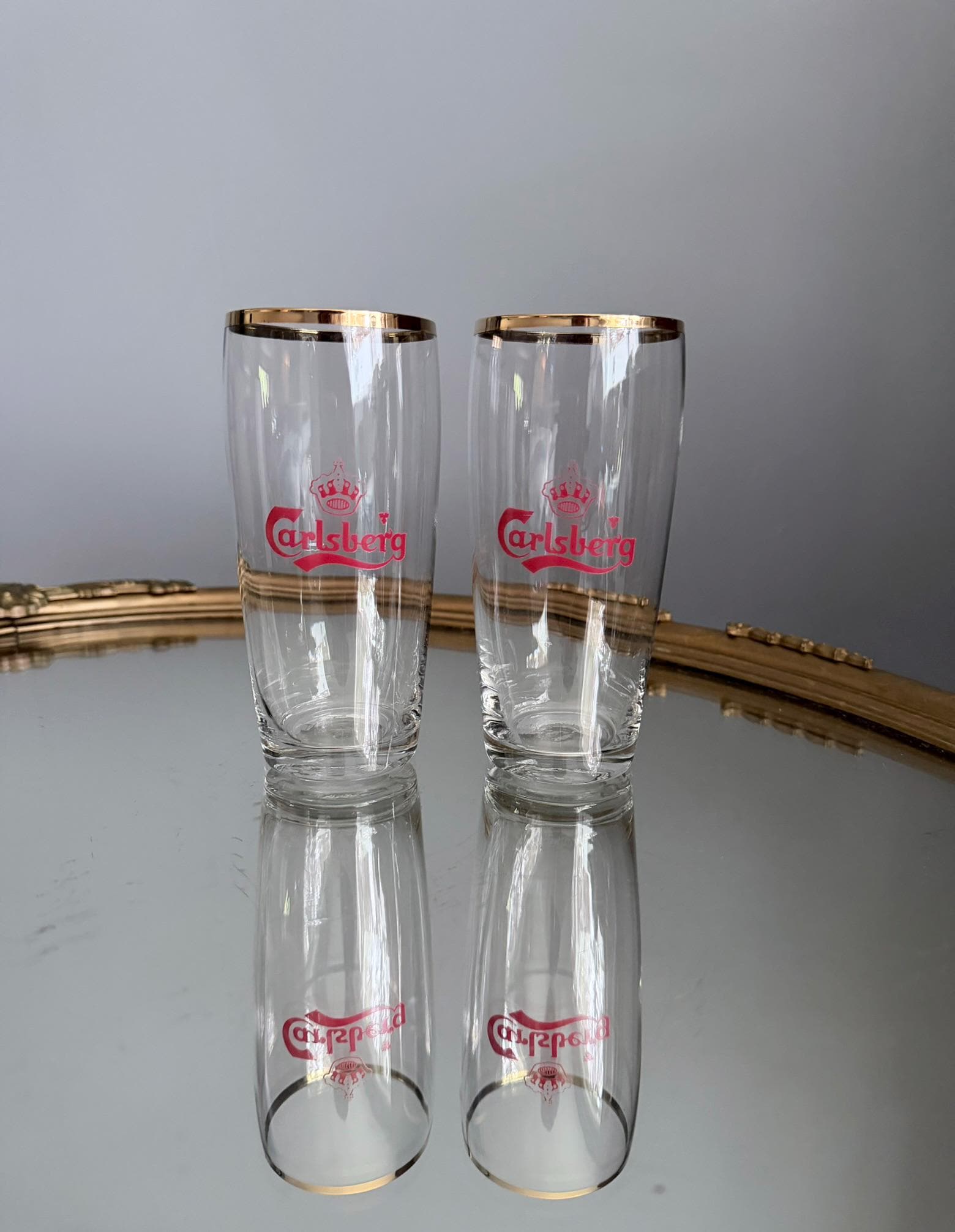 Carlsberg beer glass
