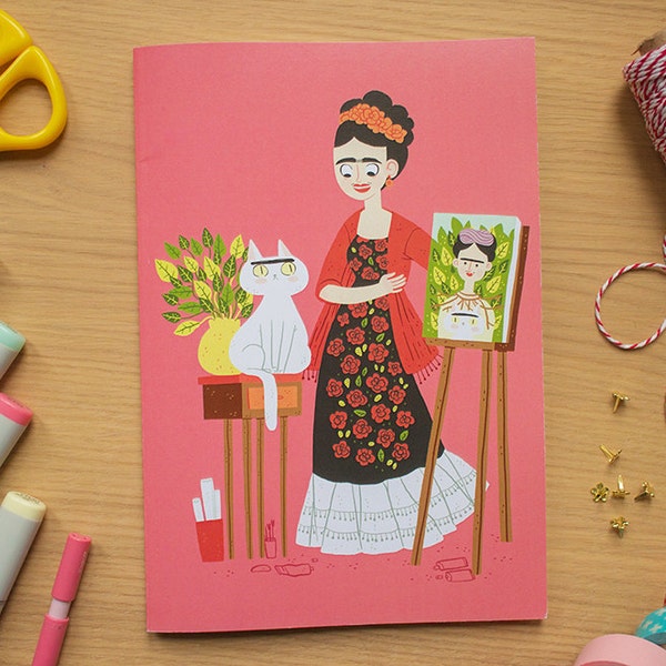 Frida and Kahlo notebook