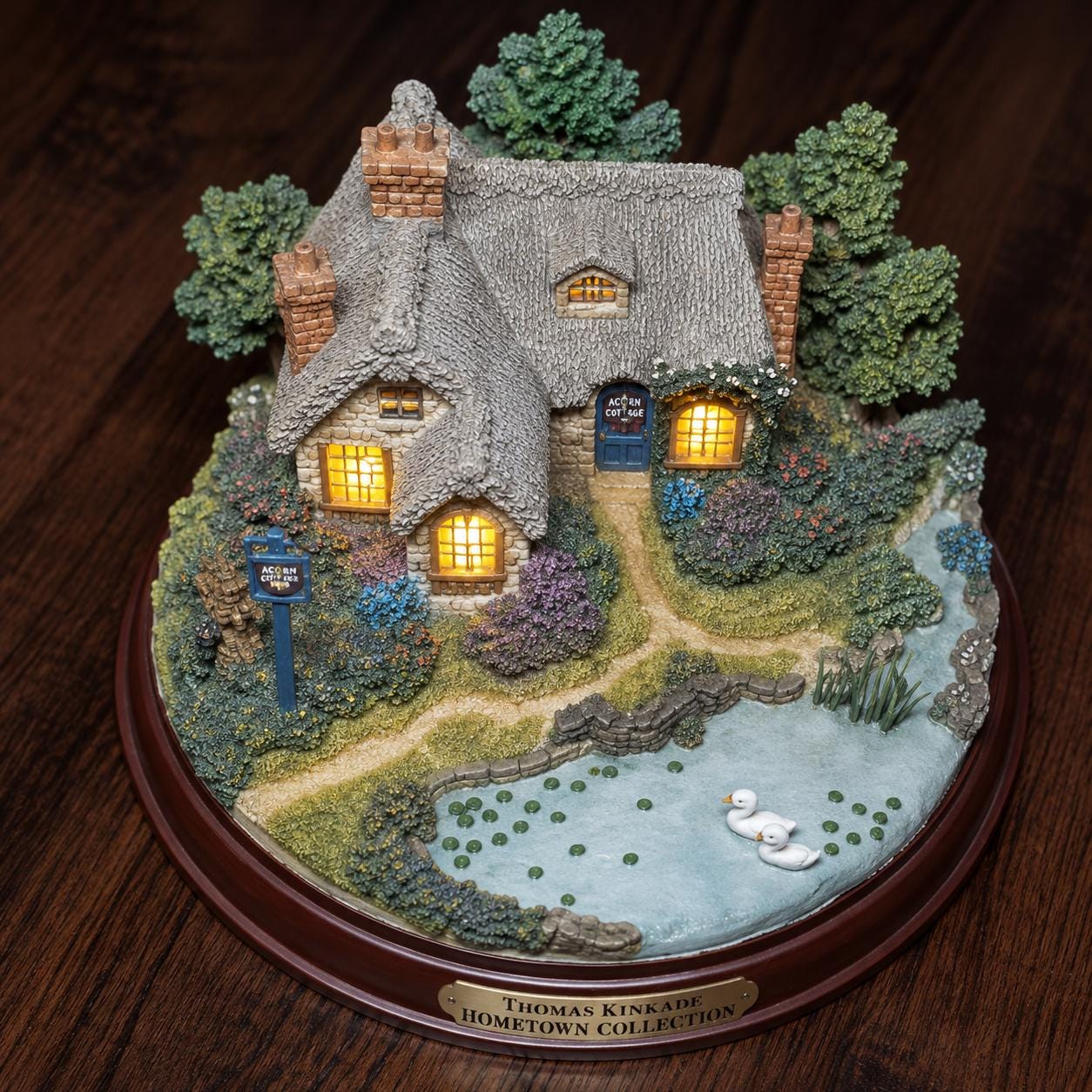 Thomas Kinkade Lamp - Etsy