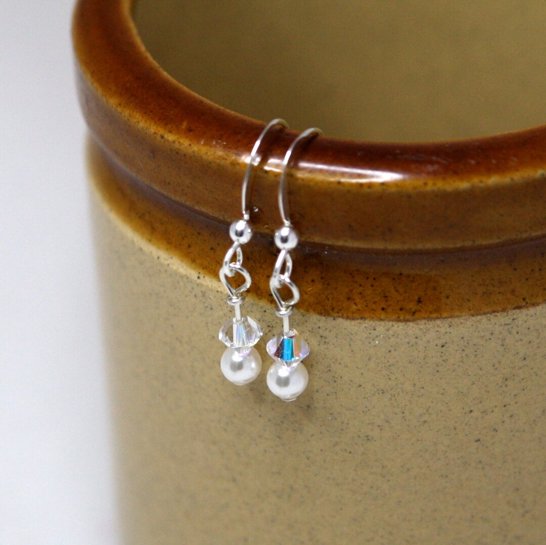 Orecchini Pendenti A Goccia In Zirconia Cubica E Strass – Gioielli Eleganti Per Sposa, Damigella E Feste – Regalo Donna