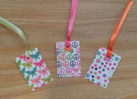 Gift Tags With Ribbon Ties Set of 3 Hang Tags Price Tags - Etsy