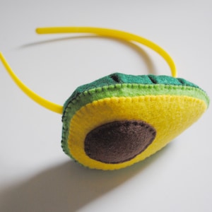 Avocado Headband Cute Felt Plush Hair Accessory Aguacate