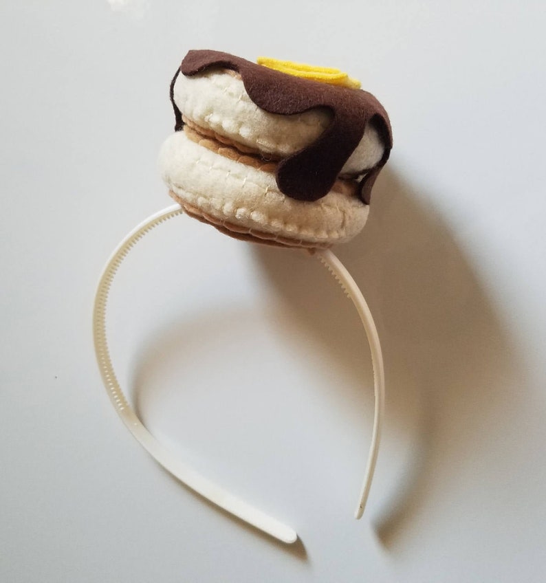 Pancake Headband Felt Plush Hair Accessory Double Stack Option Etsy