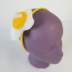 Sunny Side Up Egg Headband Felt Plush Accessory image 3