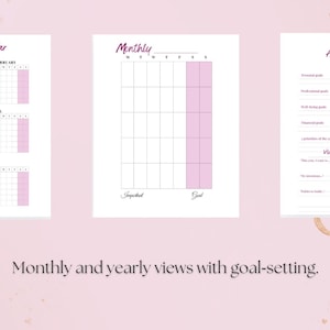 Ultimate Budget Planner US Letter • Undated Financial Organizer • Annual Expenses & Savings Goals • 3‑Year Monthly Budget Tracker
