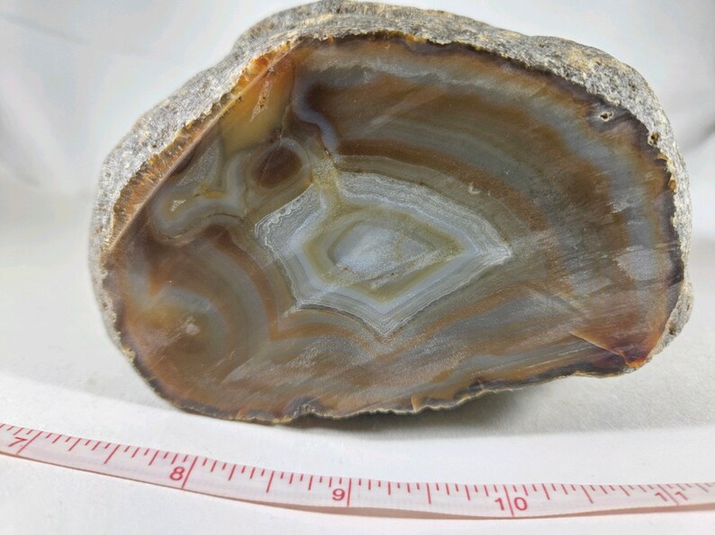 Banded Agate Cut Nodule. 2 Lb 11 Oz. Lapidary Rough - Etsy